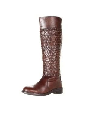 LUICHINY, TOUGH STUFF KNEE HIGH BOOT, WOMENS, BROWN Size 7